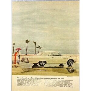 Buick LeSabre "Above all, it's a Buick" Vintage Print Ad 1964